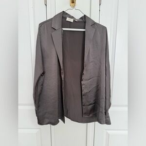 Wilfred Charcoal Button-Down Shirt